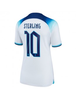 Billige England Raheem Sterling #10 Hjemmedrakt Dame VM 2022 Kortermet